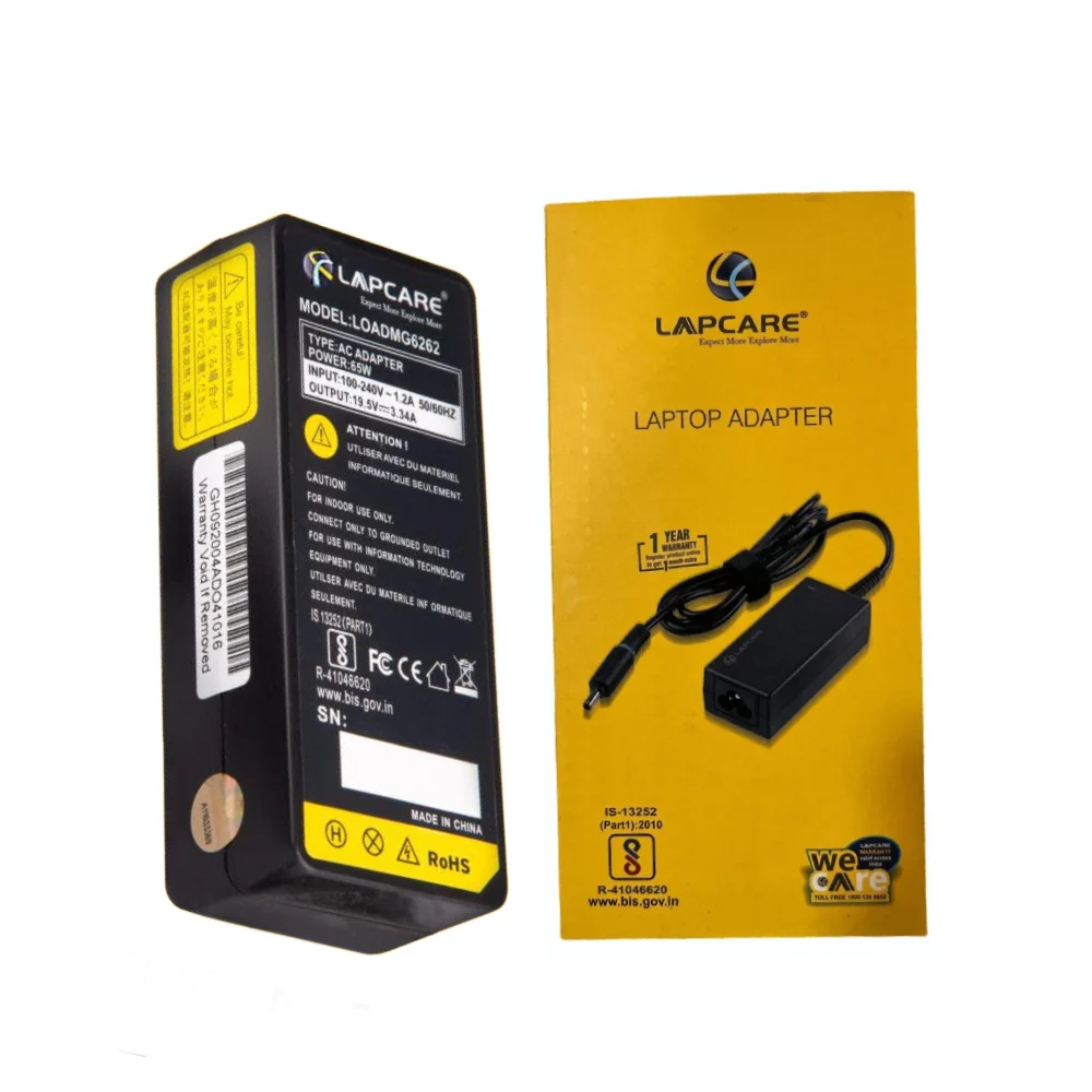 Lapcare Laptop Adapter Compatible For Dell 65w | 19.5v/3.34a | 4.5mm x 3.0mm view 5